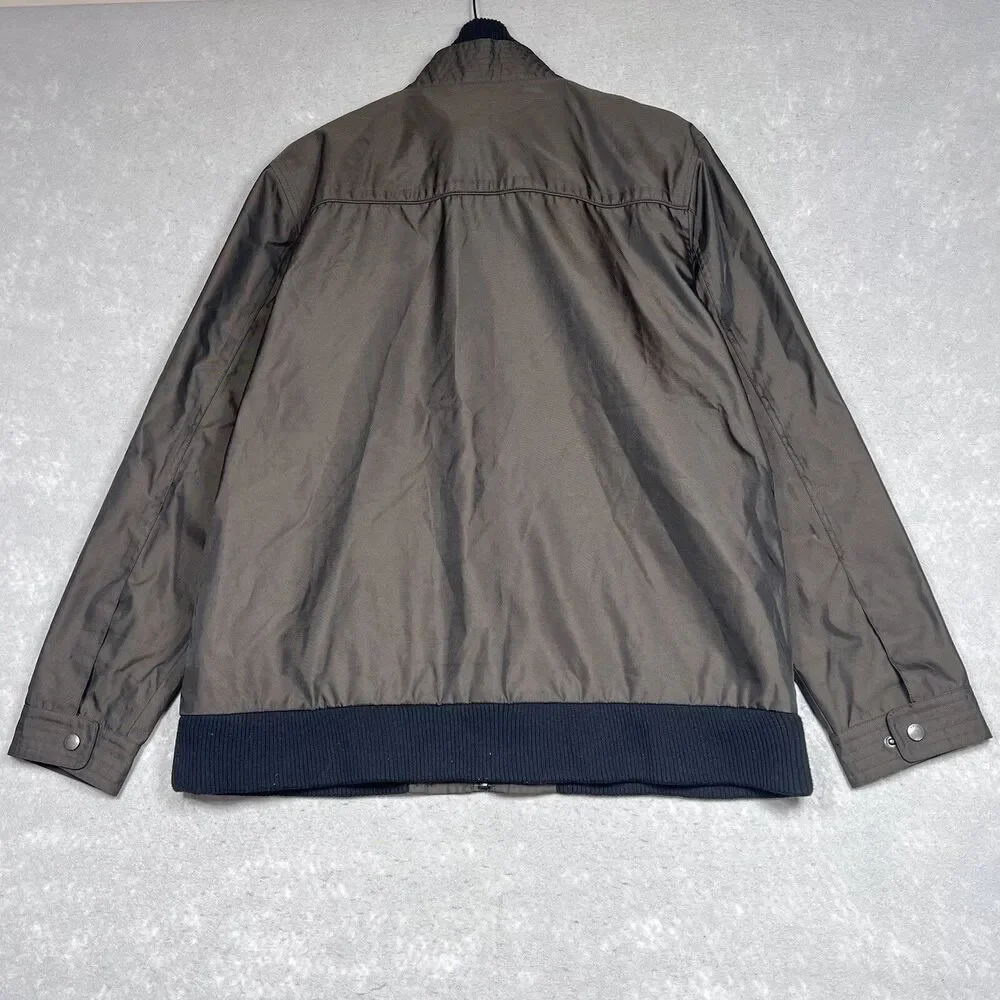Wellensteyn Jacket Men Large Metallic Shiny Slim Weatherproof Bomber RARE SAMPLE